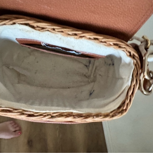 Brown Woven Crossbody Bag - Picture 7 of 7